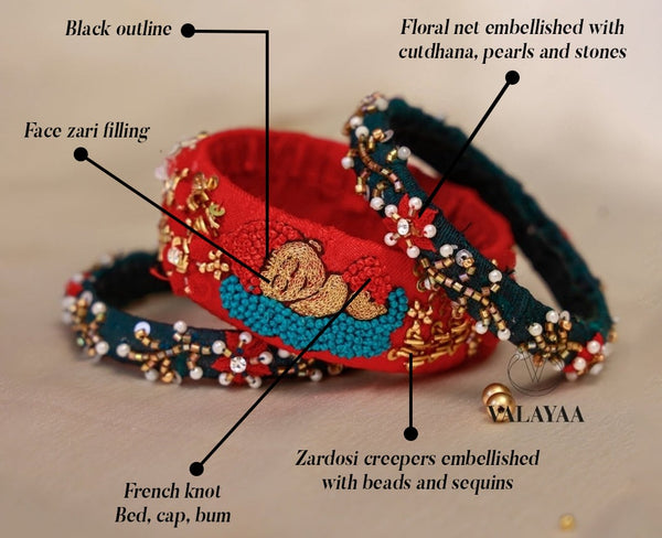 SLEEPING BABY ON BED BANGLE