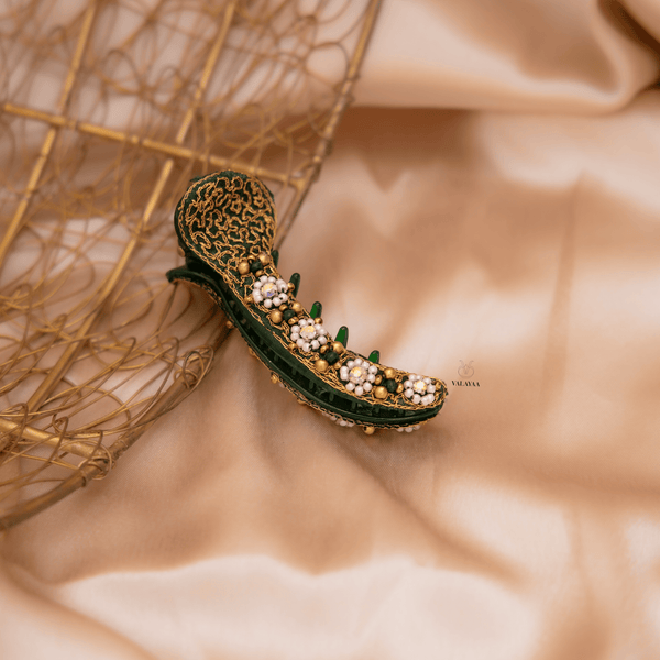 Wave bead Crocodile clip