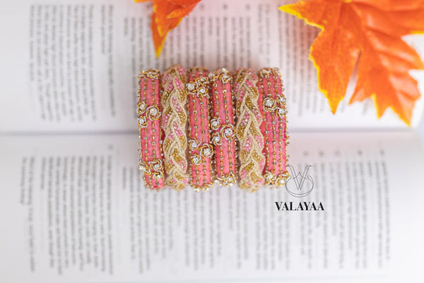 Net Floral Creeper Design Bangle