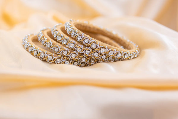 Zardozi Floral Bangle