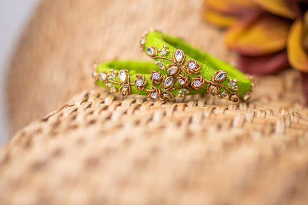 Kundan And Zardozi Bangle