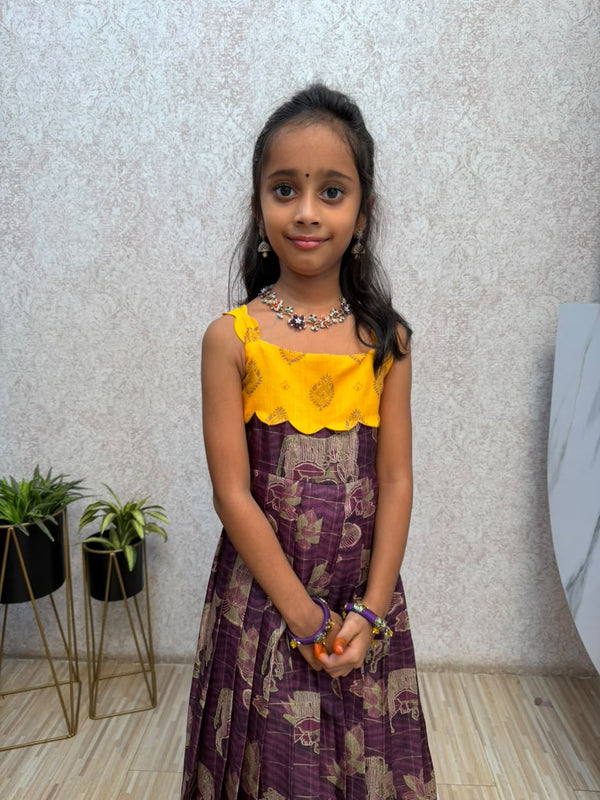 Yellow Petal Frock