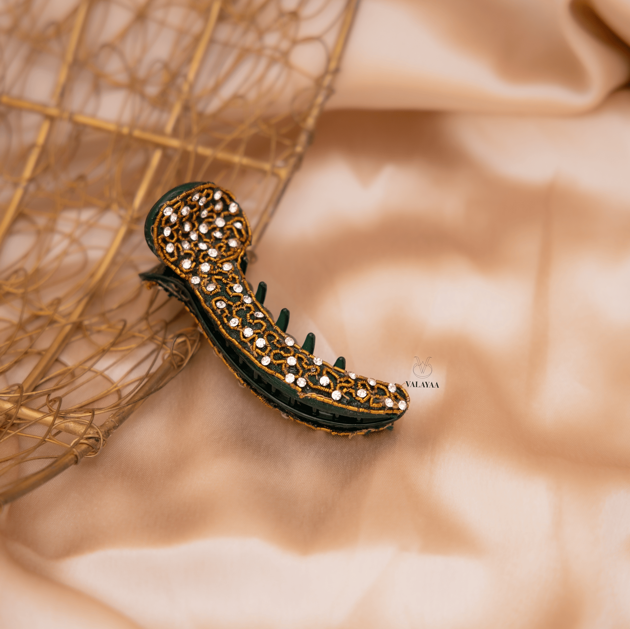 Zardozi Crocodile Clip