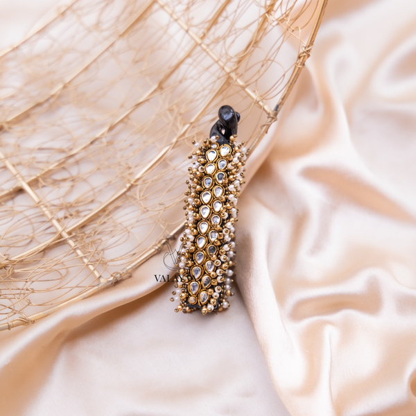 Black ghungroo Banana clip