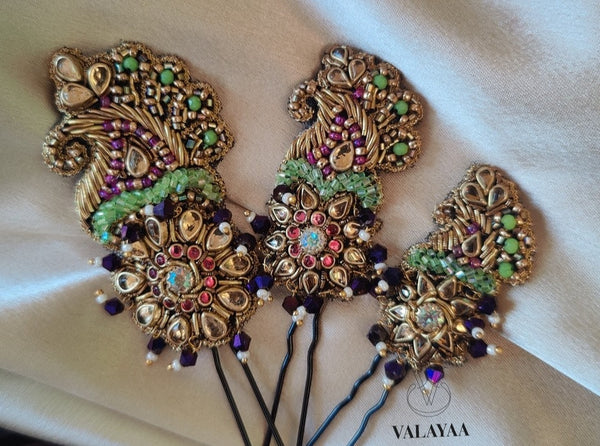 Elegant Mango Beaded Upin