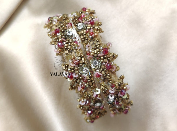 Lotus cutwork bangle