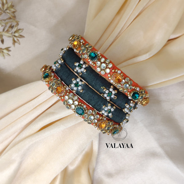 Verdant Flame Bangle