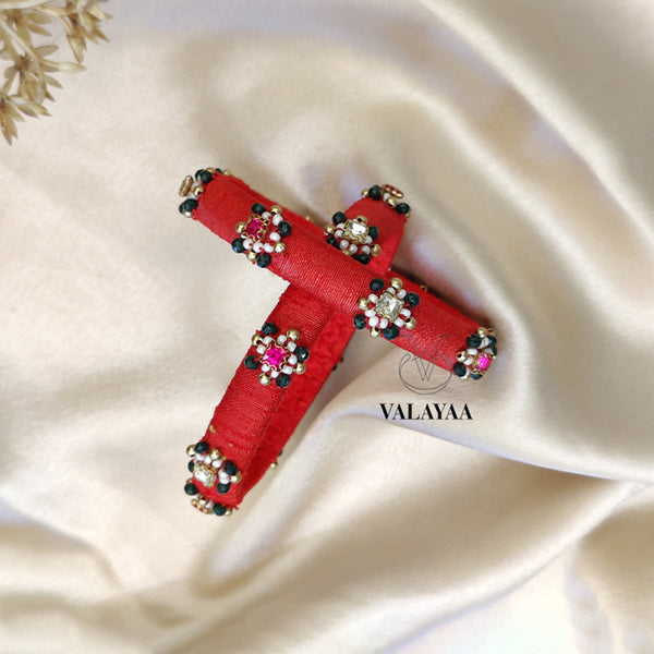 Crimson Petal Bangle